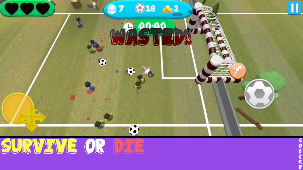 Soccer Apocalypse Survival (Соккер Апокалипсис Сурвивал) [МОД: Деньги, Монеты и Меню MOD] Screenshot 2