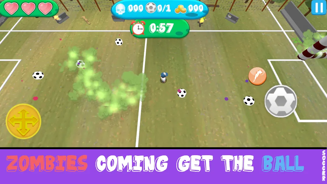 Soccer Apocalypse Survival (Соккер Апокалипсис Сурвивал) [МОД: Деньги, Монеты и Меню MOD] Screenshot 3