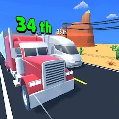 Скачать Idle Truck Racing : Cybertruck (Айдл Трак Рейсинг) [МОД: Много денег, Монет и Все открыто] | Взлом Idle Truck Racing : Cybertruck на Андроид