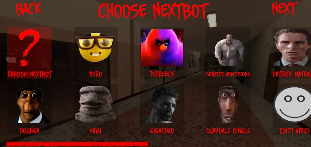 Nextbot chasing (Некстбот чейзинг) [MOD: Все открыто] - Скриншот 1