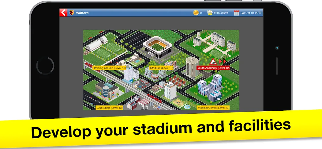 Soccer Tycoon: Football Game [МОД: Много монет, Открытые уровни и Мега MOD] Screenshot 2