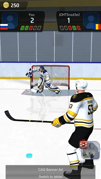 Hockey Game Stars 3D (Хоккей Гейм Старс 3D) [МОД: Деньги, Монеты и Меню MOD] Screenshot 5