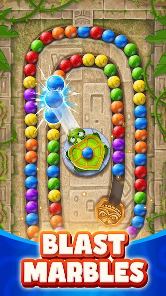 Marble Woka Woka: Jungle Blast [МОД: Много монет, Открытые уровни и Мега MOD] Screenshot 1