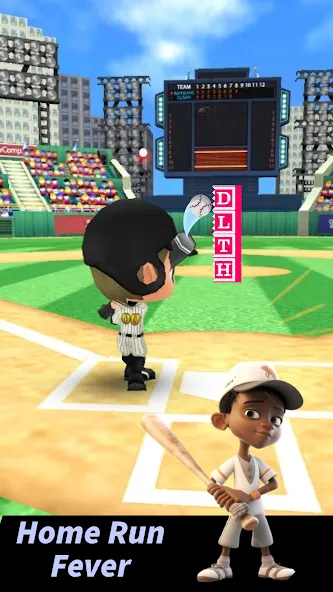 Baseball Letter Strike Homerun [МОД: Меню, Бесконечные монеты и Открытые уровни] Screenshot 3