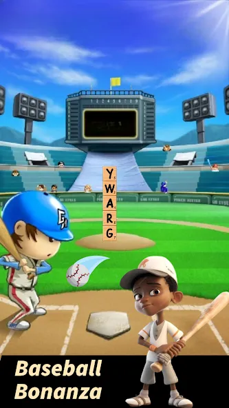 Baseball Letter Strike Homerun [МОД: Меню, Бесконечные монеты и Открытые уровни] Screenshot 4