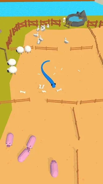 Snake Crusher (Снейк Крашер) [МОД: Меню, Бесконечные монеты и Открытые уровни] Screenshot 1