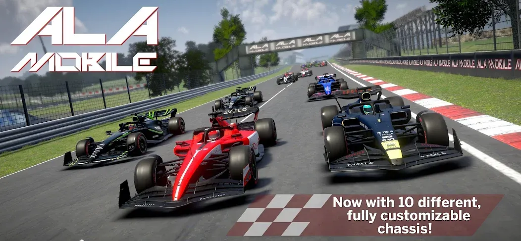 Ala Mobile GP - Formula racing (Ала Мобайл Гран При) [МОД: Деньги, Монеты и Меню MOD] Screenshot 1