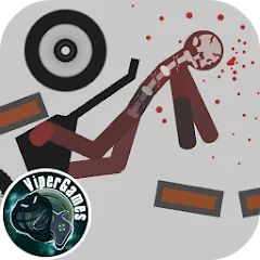 Скачать Stickman Dismounting (тикман Дисмаунтинг) [МОД: Все открыто, Дополнительные деньги и Меню MOD] | Взлом Stickman Dismounting на Андроид