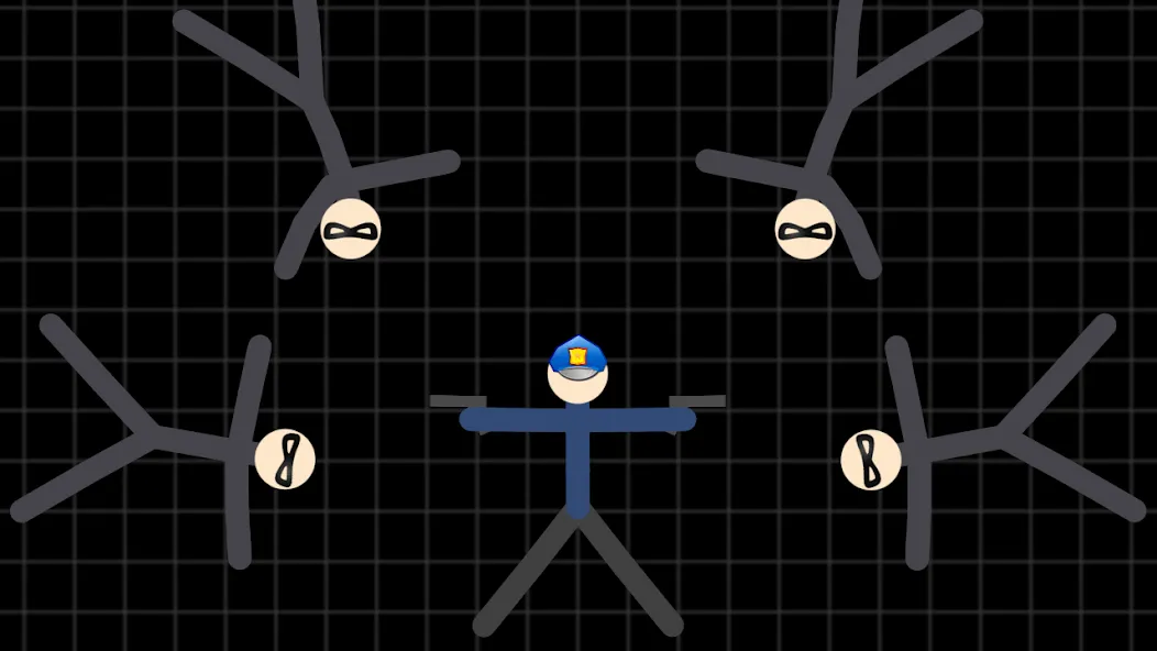 Stickman Warriors (Сткмен Вонсы) [МОД: Бесконечные деньги, Монеты и Мега MOD] Screenshot 1