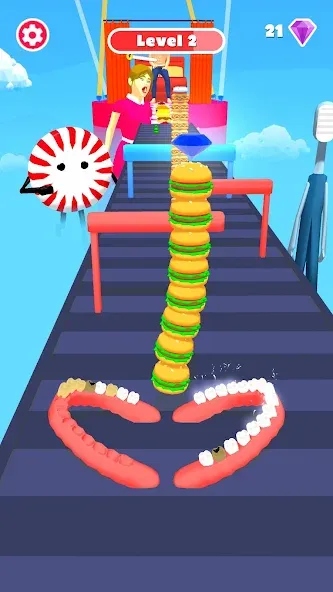 Teeth Shield (Тийф шилд) [МОД: Меню, Бесконечные монеты и Открытые уровни] Screenshot 1