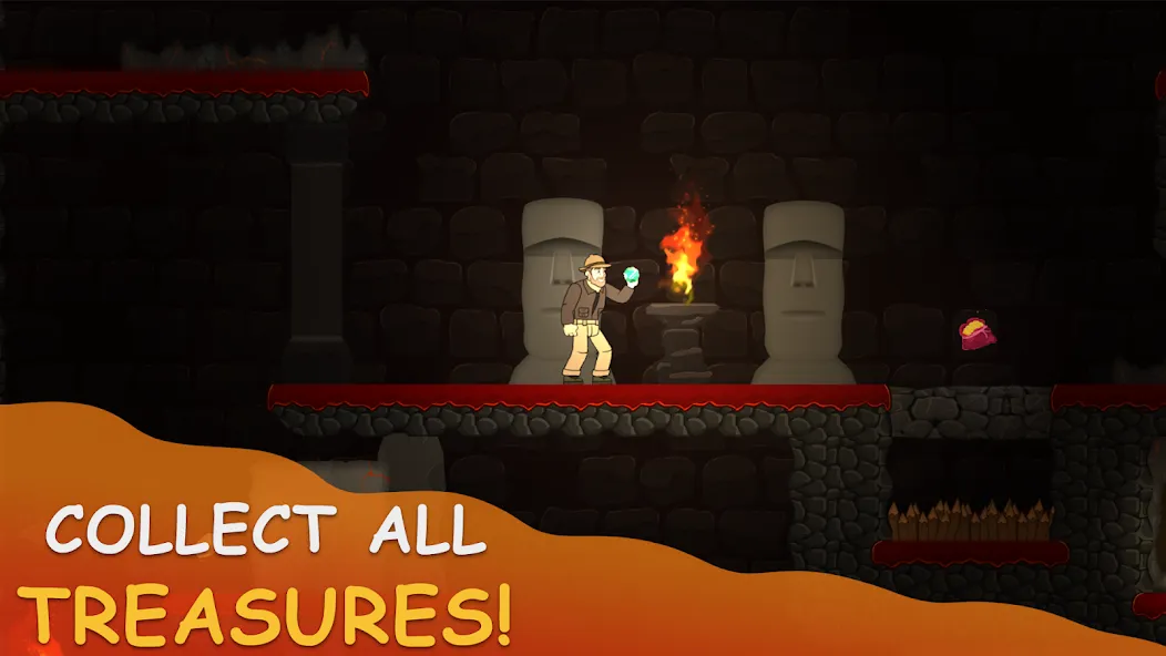 Volcano Escape (Вулканическое бегство) [МОД: Много денег, Монет и Все открыто] Screenshot 1