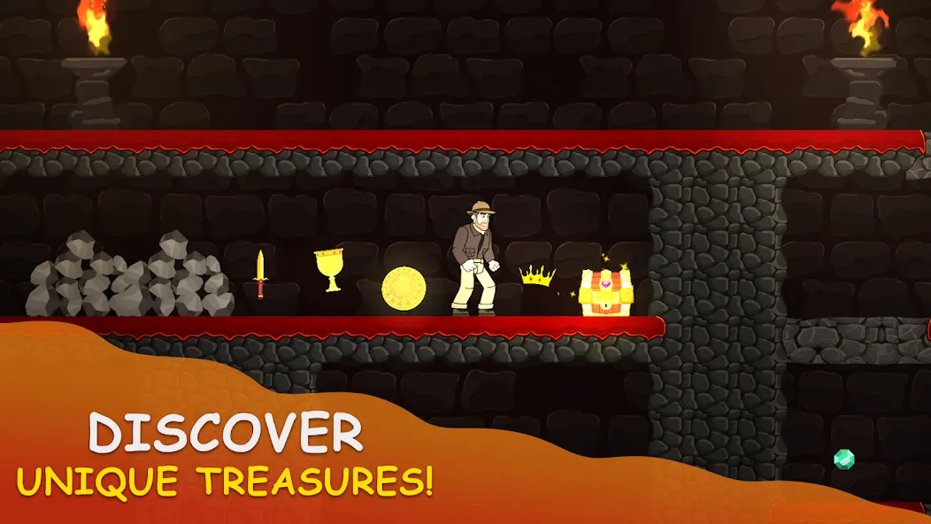 Volcano Escape (Вулканическое бегство) [МОД: Много денег, Монет и Все открыто] Screenshot 3