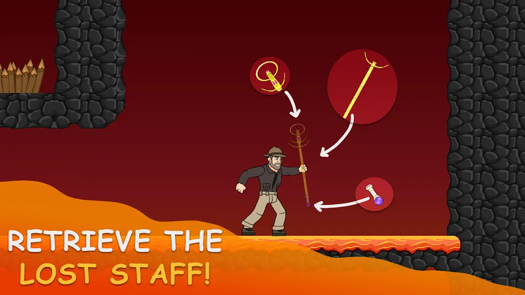Volcano Escape (Вулканическое бегство) [МОД: Много денег, Монет и Все открыто] Screenshot 5
