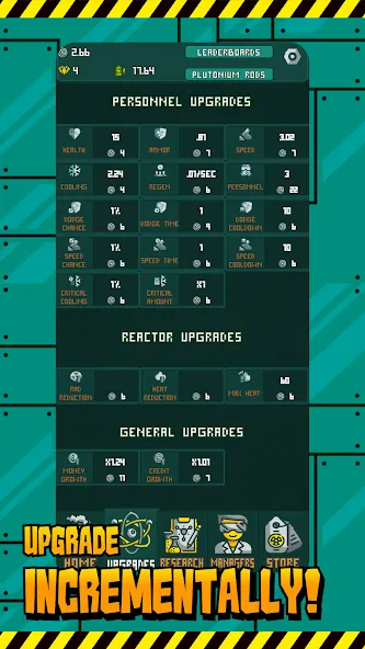Critical - Incremental Reactor (Критикал) [МОД: Все открыто, Дополнительные деньги и Меню MOD] Screenshot 3