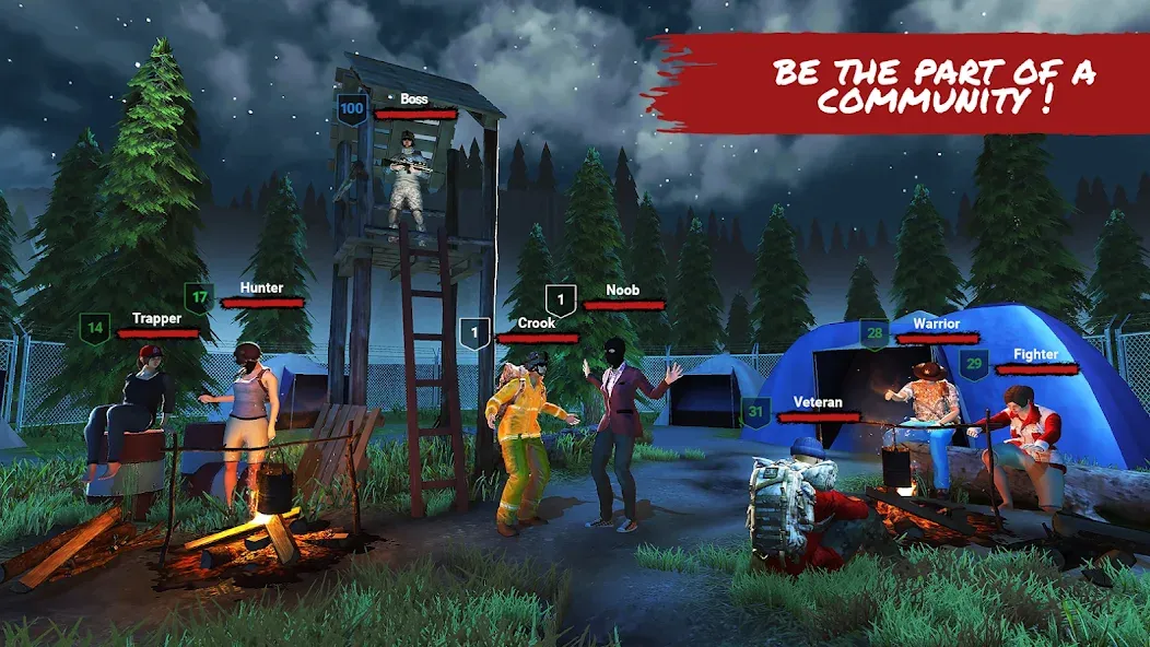 Horror Forest 3 open-world RPG (ХФ3) [МОД: Меню, Бесконечные монеты и Открытые уровни] Screenshot 4