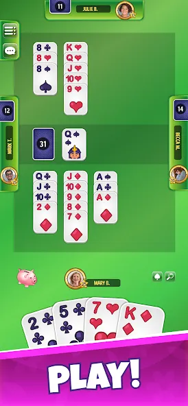 Burraco - Online, multiplayer (Буррако Итальяно) [МОД: Много монет, Открытые уровни и Мега MOD] Screenshot 1
