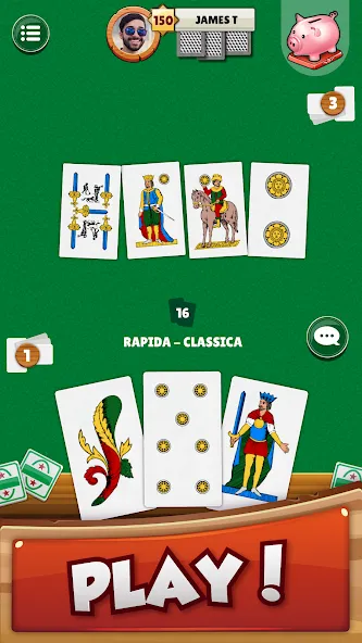 Scopa - Italian Card Game (Скопа) [МОД: Деньги, Монеты и Меню MOD] Screenshot 1