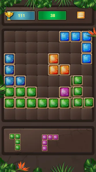 Block Puzzle (Блокголоволомка) [МОД: Деньги, Монеты и Меню MOD] Screenshot 1