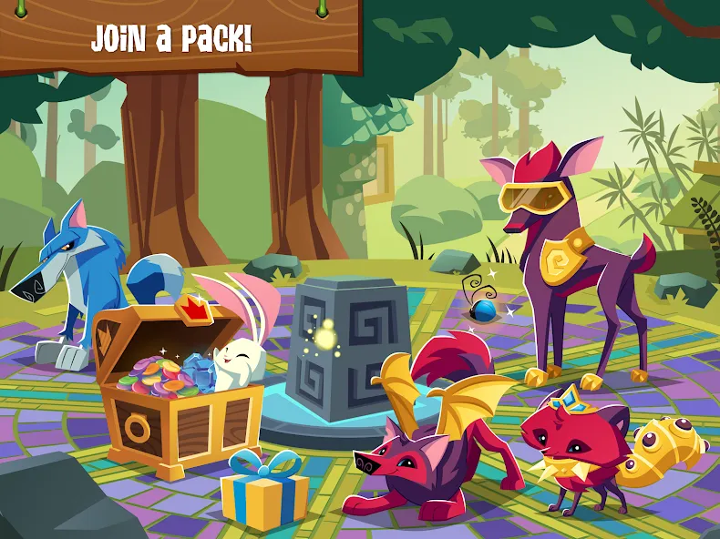 Animal Jam (Анимал Джем) [МОД: Меню, Бесконечные монеты и Открытые уровни] Screenshot 2