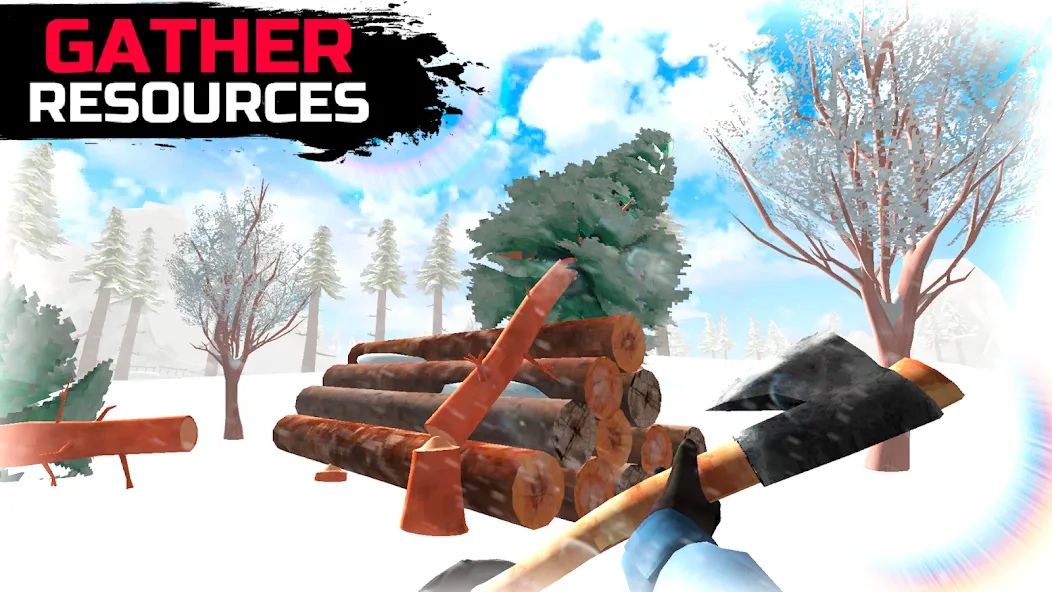 WinterCraft: Survival Forest (ВинтерКрафт) [МОД: Все открыто, Дополнительные деньги и Меню MOD] Screenshot 4