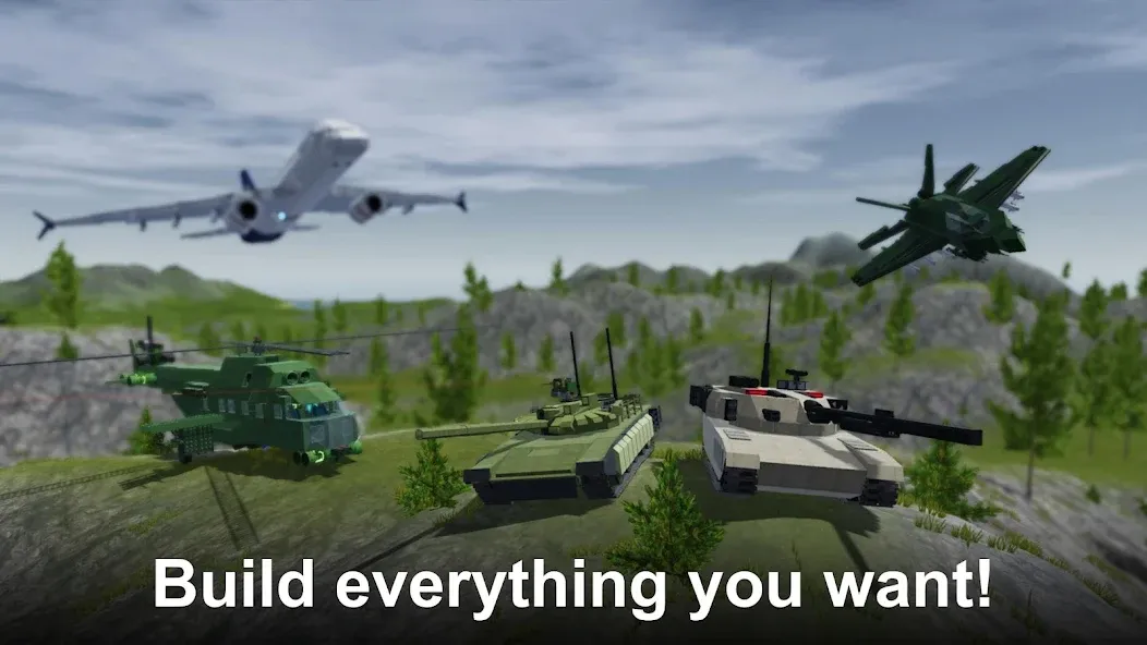 Sandbox World - 3D mechanics (Сэндбокс Ворлд) [МОД: Бесконечные деньги, Монеты и Мега MOD] Screenshot 1