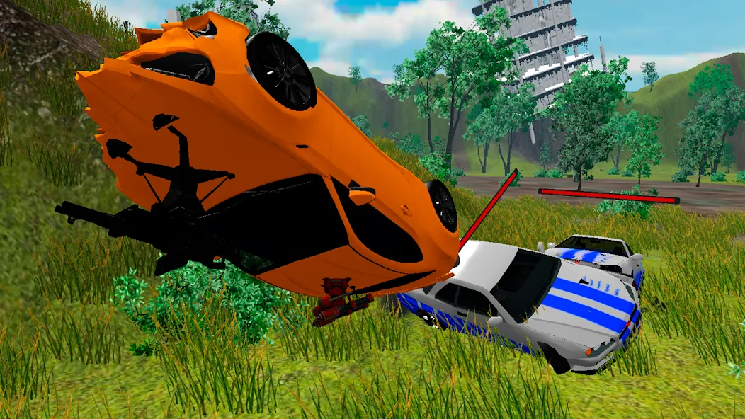 Car Crash Arena Simulator 3D [МОД: Бесконечные деньги, Монеты и Мега MOD] Screenshot 1