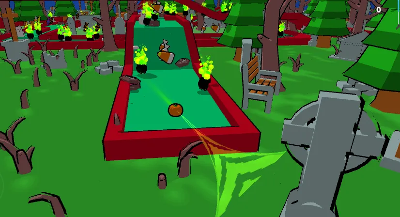 MiniGolf Madness: Halloween (МиниГольф безумие) [МОД: Все открыто, Дополнительные деньги и Меню MOD] Screenshot 5