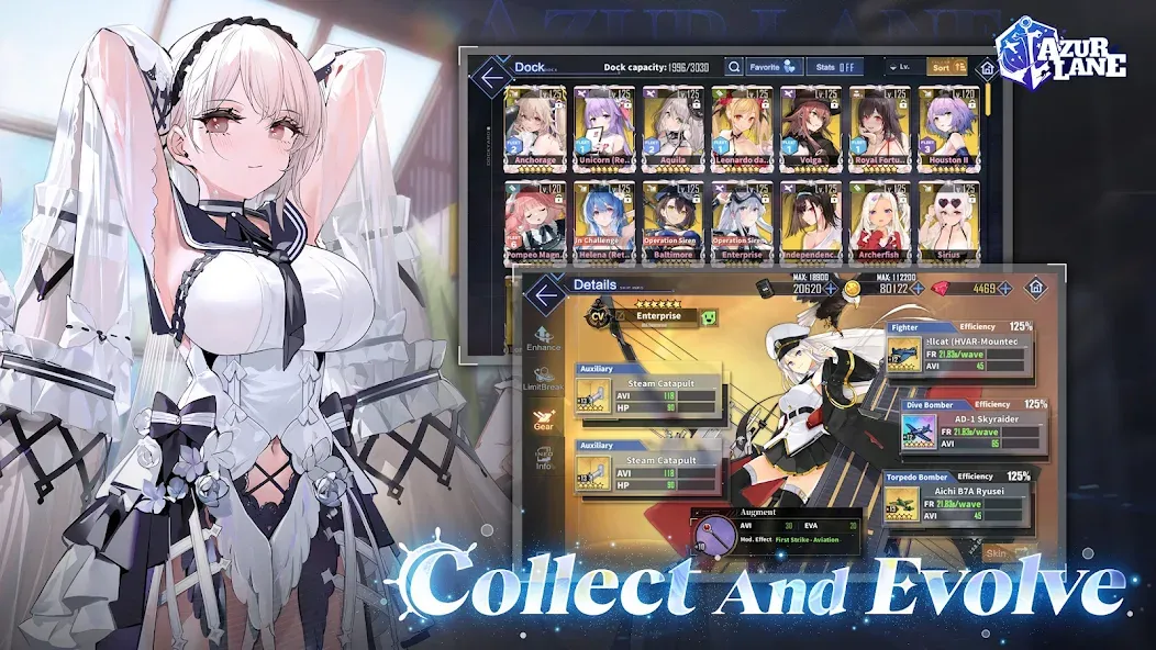 Azur Lane (Азур Лейн) [МОД: Деньги, Монеты и Меню MOD] Screenshot 2