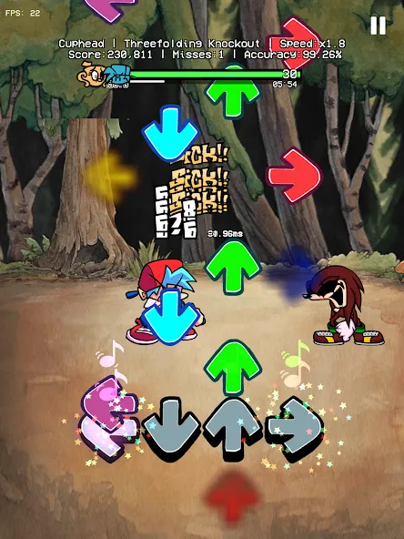 Indie Battle Music Cross Fight (ФНФ Инди Кросс Ван Мод) [МОД: Деньги, Монеты и Меню MOD] Screenshot 4