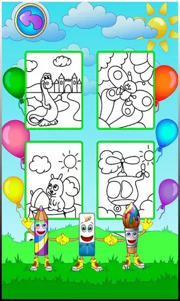 Coloring pages [МОД: Много денег, Монет и Все открыто] Screenshot 2