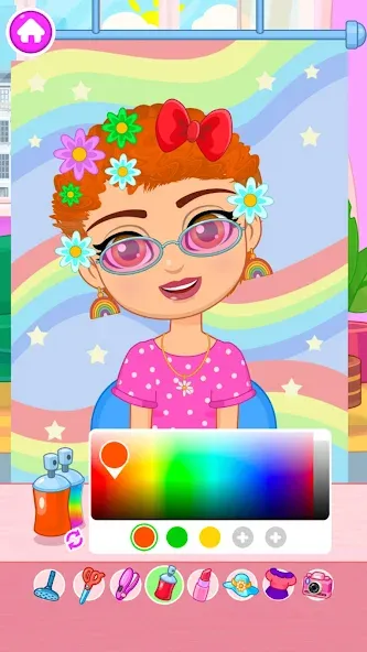 Hair salon [МОД: Все открыто, Дополнительные деньги и Меню MOD] Screenshot 3