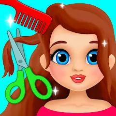 Скачать Hair salon [МОД: Все открыто, Дополнительные деньги и Меню MOD] | Взлом Hair salon на Андроид
