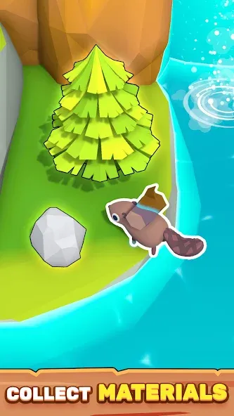 Beaver Builder (Бивер Билдер) [МОД: Бесконечные деньги, Монеты и Мега MOD] Screenshot 1