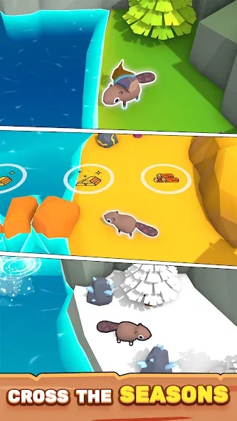 Beaver Builder (Бивер Билдер) [МОД: Бесконечные деньги, Монеты и Мега MOD] Screenshot 5