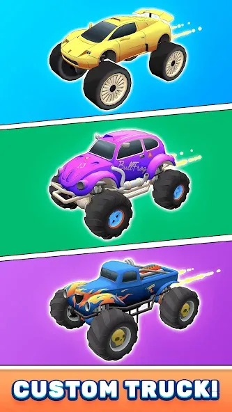 Monster Truck Rampage (Монстр Трак Рэмпейдж) [МОД: Много монет, Открытые уровни и Мега MOD] Screenshot 4