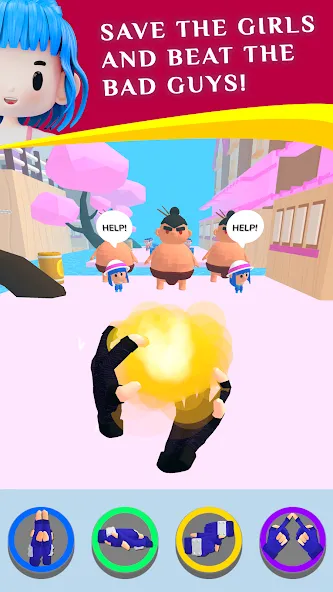 Ninja Hands (Ниндзя Хэндс) [МОД: Много денег, Монет и Все открыто] Screenshot 3