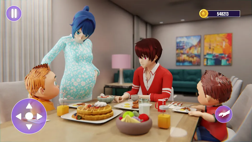 Pregnant Mother Family Life [МОД: Много денег, Монет и Все открыто] Screenshot 3