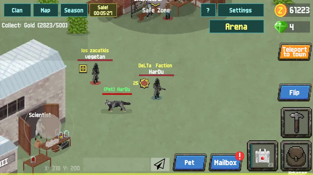 Zombix Online (Зомбикс Онлайн) [МОД: Деньги, Монеты и Меню MOD] Screenshot 1
