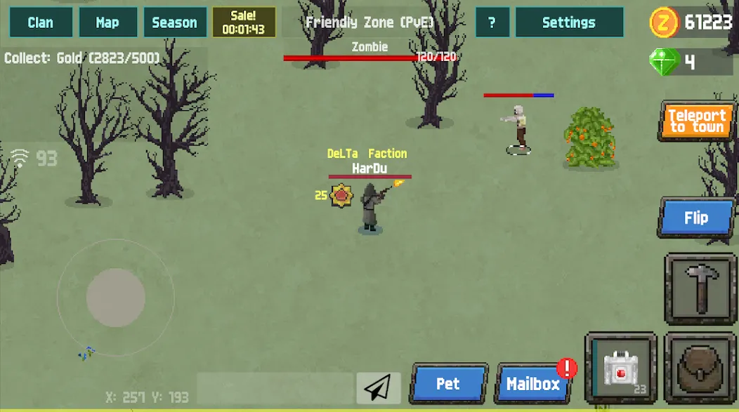 Zombix Online (Зомбикс Онлайн) [МОД: Деньги, Монеты и Меню MOD] Screenshot 3
