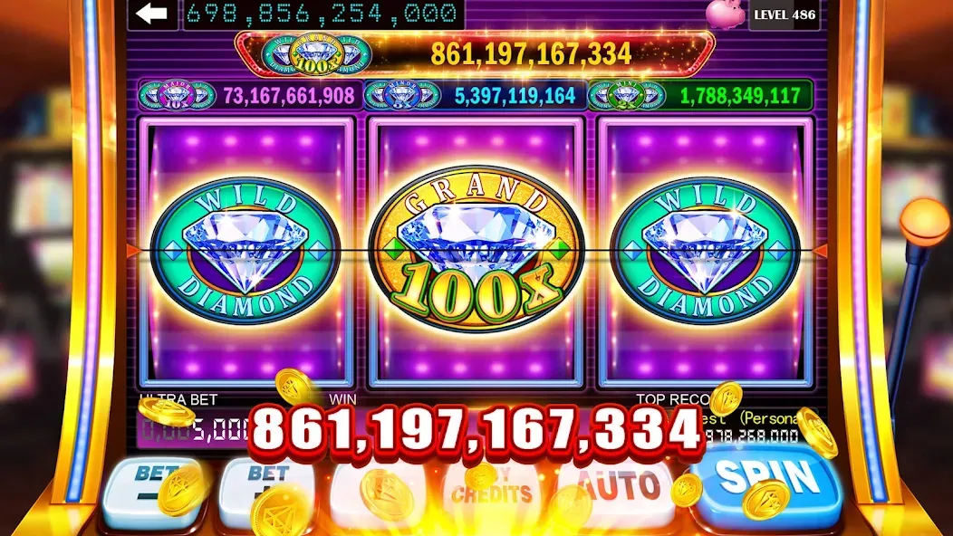 Classic Slots™ - Casino Games (Классические слоты) [МОД: Деньги, Монеты и Меню MOD] Screenshot 1