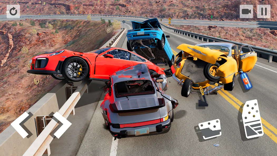 Car Crash Game (Кар Краш Гейм) [МОД: Все открыто, Дополнительные деньги и Меню MOD] Screenshot 1
