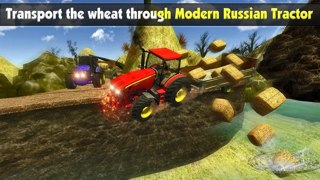 Rural Farming - Tractor games [МОД: Меню, Бесконечные монеты и Открытые уровни] Screenshot 3