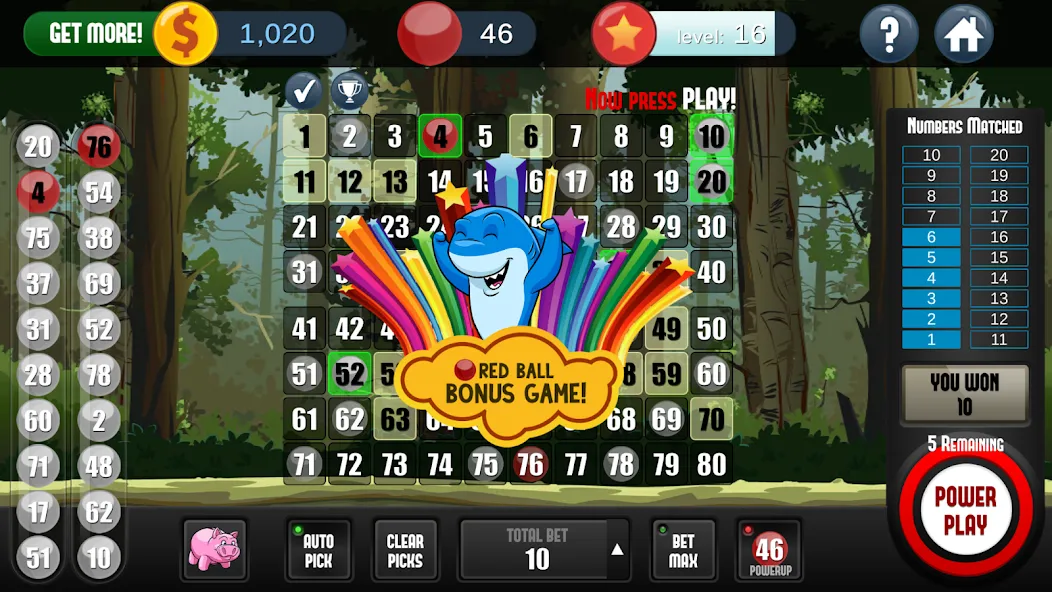 A Keno Game (А Кено игра) [МОД: Меню, Бесконечные монеты и Открытые уровни] Screenshot 3