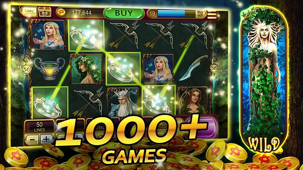 Vegas Casino - Slot Machines (Вегас Казино) [МОД: Бесконечные деньги, Монеты и Мега MOD] Screenshot 3