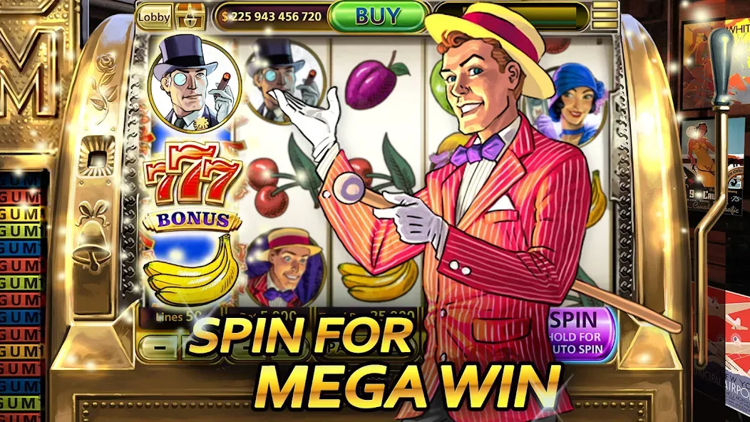 Vegas Casino - Slot Machines (Вегас Казино) [МОД: Бесконечные деньги, Монеты и Мега MOD] Screenshot 5