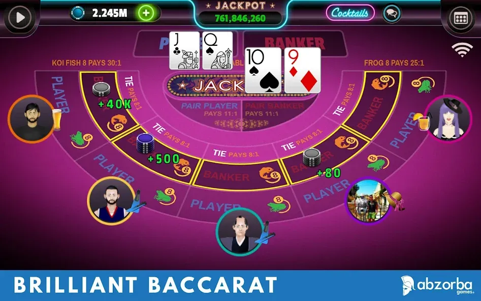 Baccarat (Баккара) [МОД: Деньги, Монеты и Меню MOD] Screenshot 1