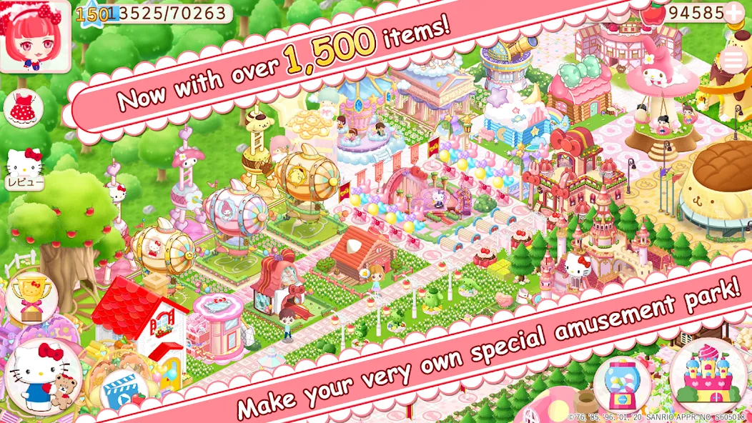 HelloKittyWorld2 Sanrio Kawaii (ХеллоуКиттиВорлд2 Санрио Каваии) [МОД: Много денег, Монет и Все открыто] Screenshot 2