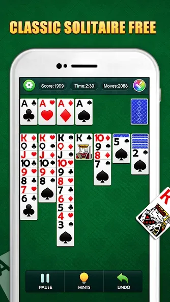 Solitaire Puzzle : Card Jigsaw (Солитер головоломка) [MOD: Бесконечные деньги] - Скриншот 1