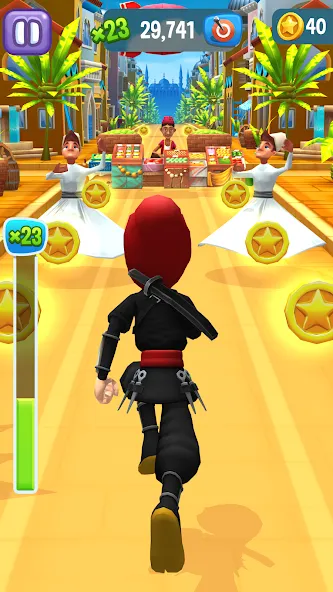 Angry Gran Run - Running Game (Энгри Гран Ран) [МОД: Много денег, Монет и Все открыто] Screenshot 3