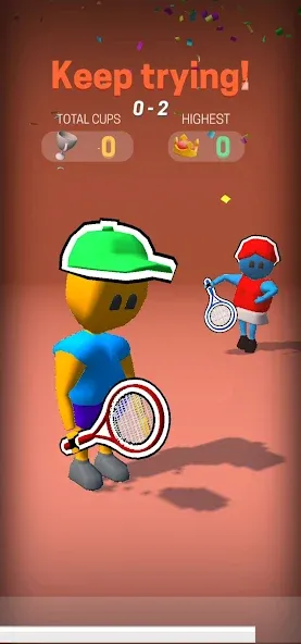 Deuce Hit! (Tennis) [МОД: Деньги, Монеты и Меню MOD] Screenshot 2